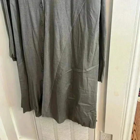 Rundholz Black Label mixed fabric button down long sleeve dress - Picture 6 of 6